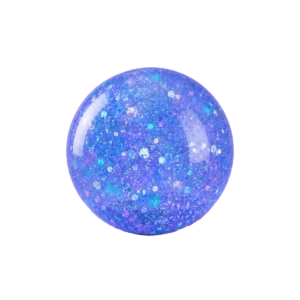 A transparent background image of the purple clear water Kiedle stress ball