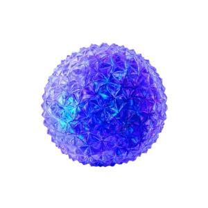 An image of the purple diamond squishy Kiedle stress ball over a transparent background