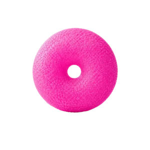 An image of the pink donut squishy Kiedle stress ball over a transparent background